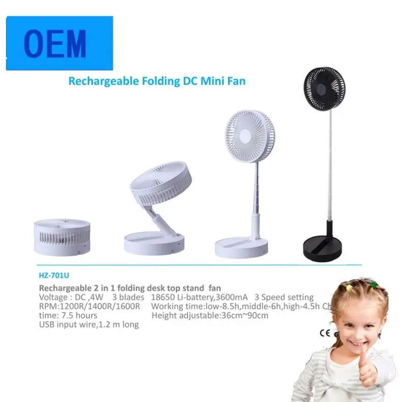 2021 New Arrival Electric Stand Fan Metal Cover Dc Ac Cooper Motor Dc 12V Electric Stand Fan