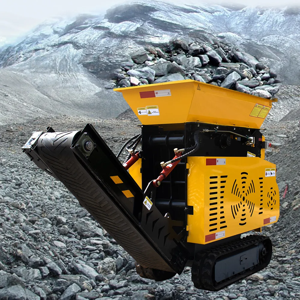 Factory Direct Sales Russian Crawler Crusher Stone Crushing Rock Crusher Mine Stone Building Materials Brick Tile Giant Stone Cr