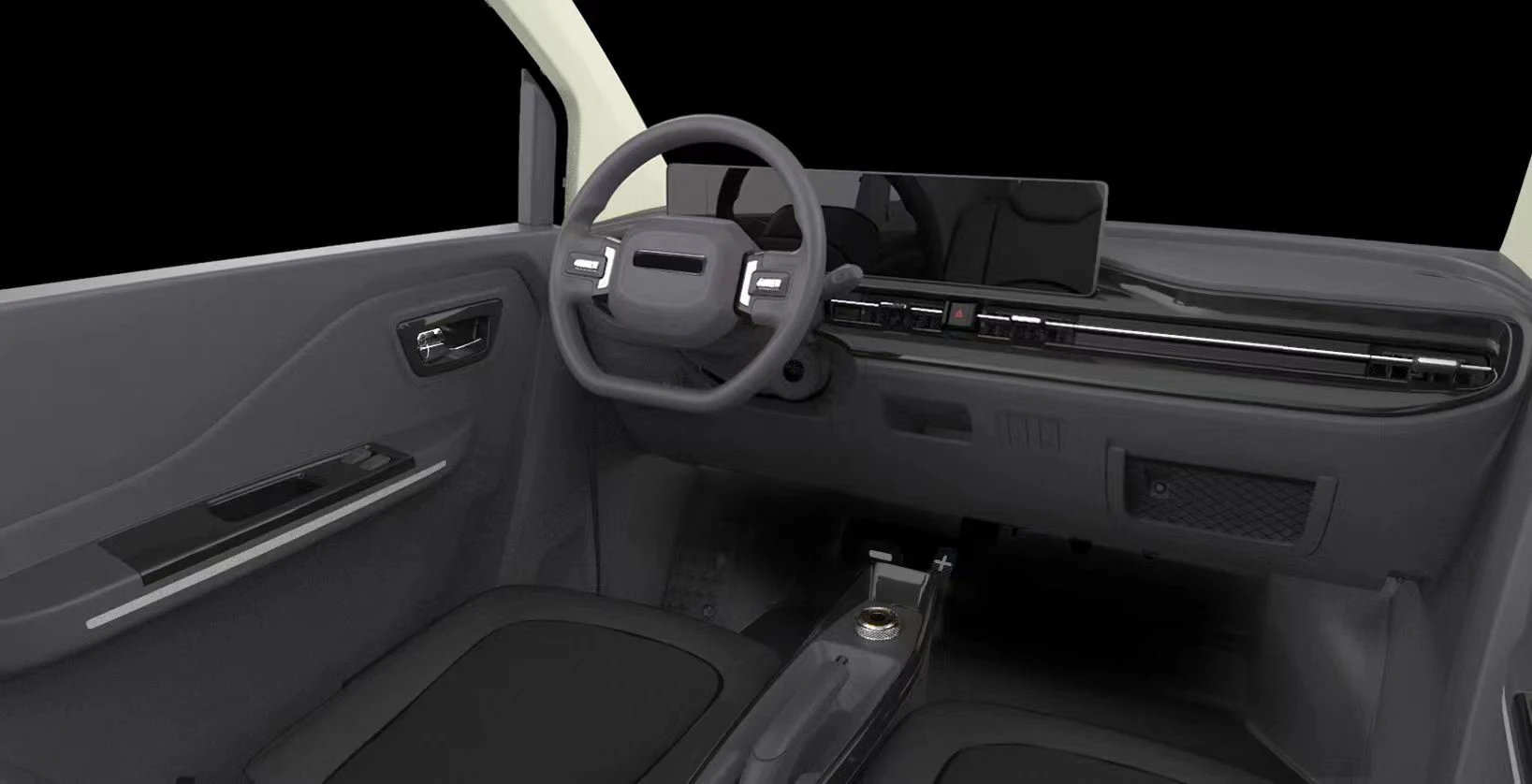 EEC L7e Electric Passenger Vehicle with Front 2 Seats New Energy Vehicle Made in China for EU Market 90km/h Speed