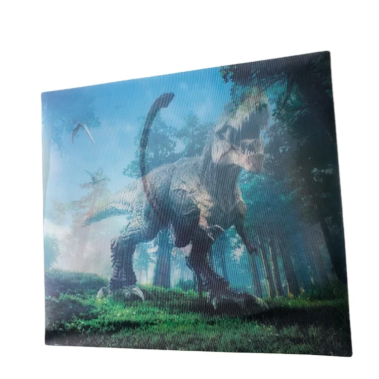 Custom Die Cut 3d fabric lenticular Stickers Printing For Kids clothes