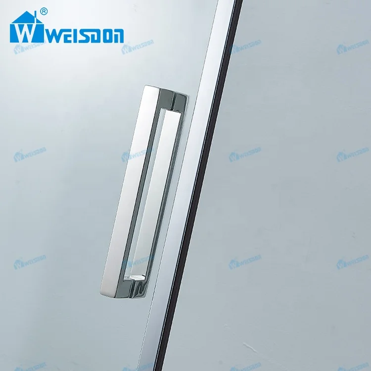 Weisdon OEM ODM Bathroom Glass Shower Enclosure Aluminum Alloy Framed Sliding Shower Door