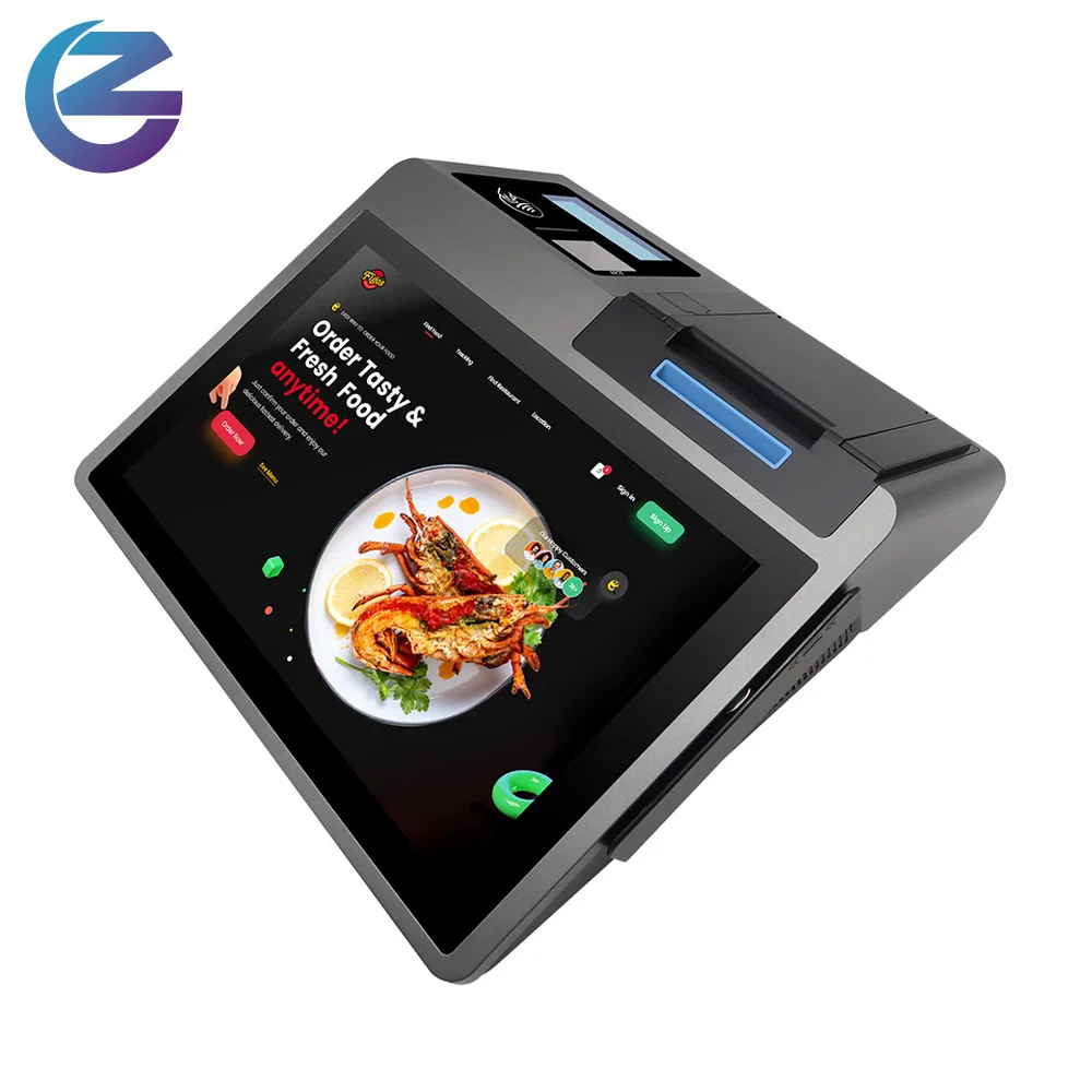 ZCS Z100 High Performance Octa Core CPU 10.1 Inch POS System With Built-in Printer Cashier Machine Pos Computer
