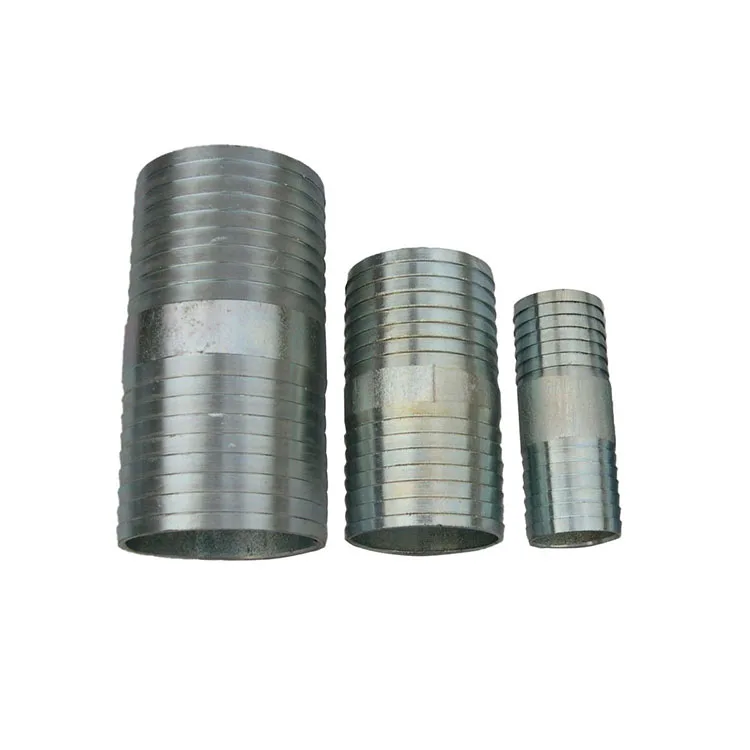 Factory Wholesale Custom Both Equal Threaded Stainless Steel Pipe Nipples
