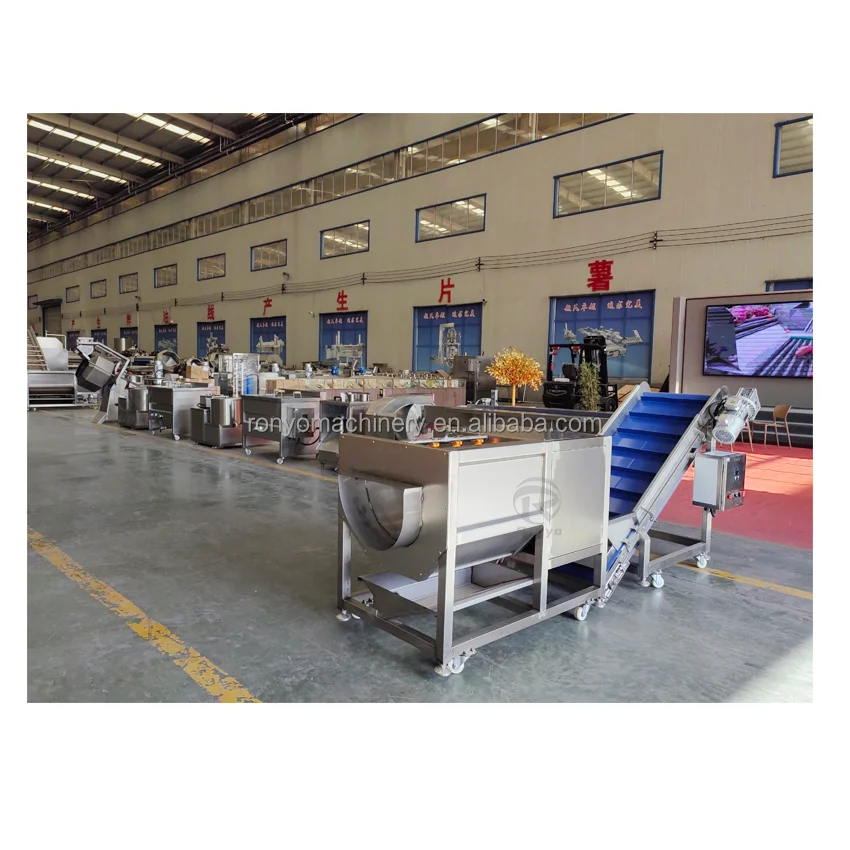 50kg To 200kg Potato Chips Making Machine Automatic French Fries Machine Small Scale French Fries Production Line