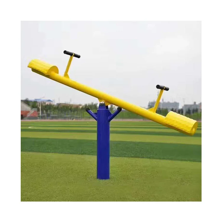 Kids Garden Outdoor Playground Durable Rust Resistant Metal Seesaw