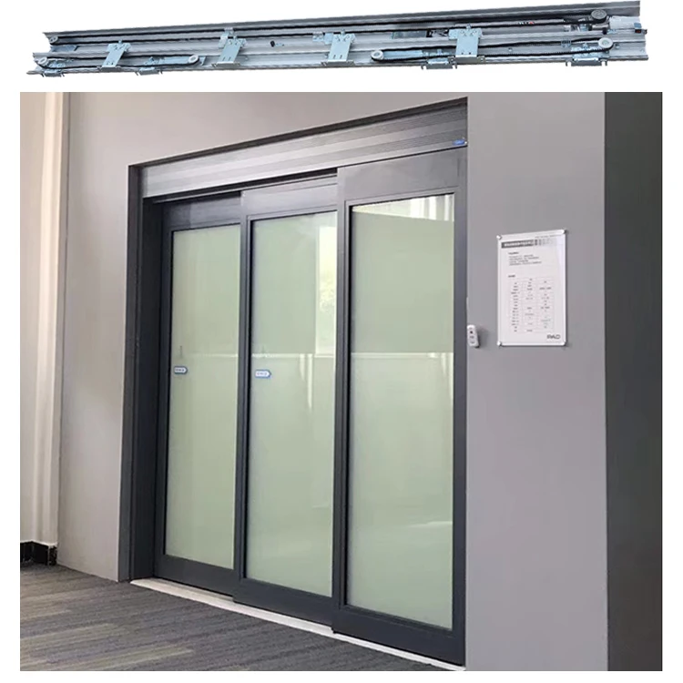 High speed telescopic sliding door operator automatic overlapping gate operator with CE Certificate