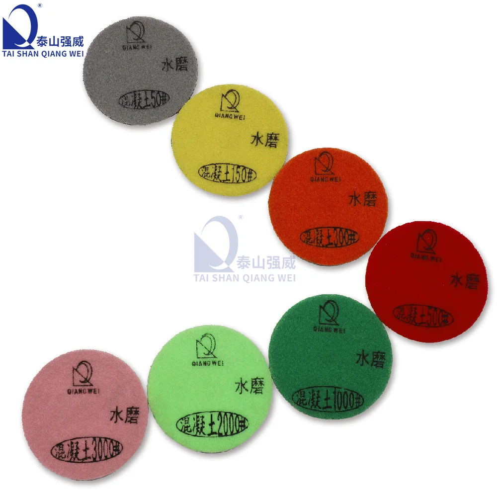diamond polishing pads 4*100mm for concrete granite