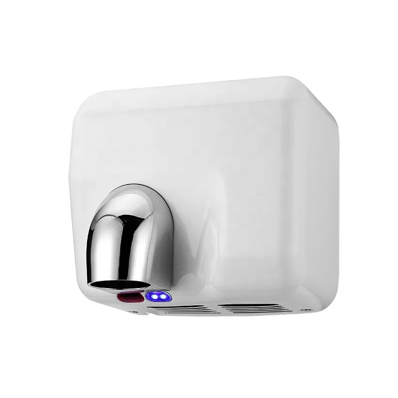 Настенная автоматическая сушилка для рук из нержавеющей стали белого цвета 110 В и 220 с ультрафиолетовым