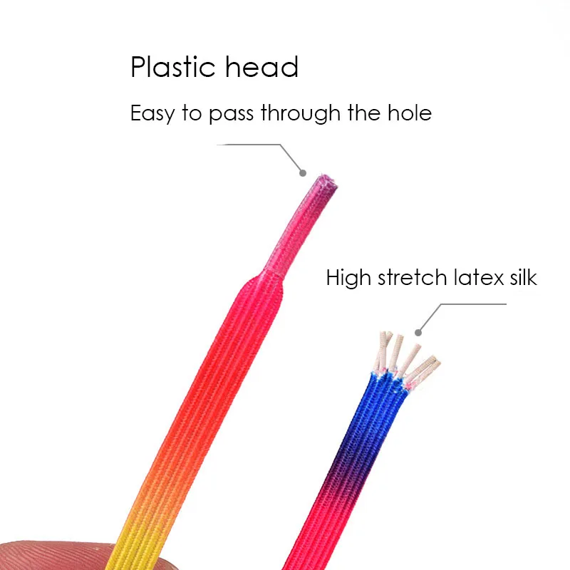 Новые эластичные шнурки для кроссовок, шнурки для женщин, мужчин, детей, шнурки для обуви