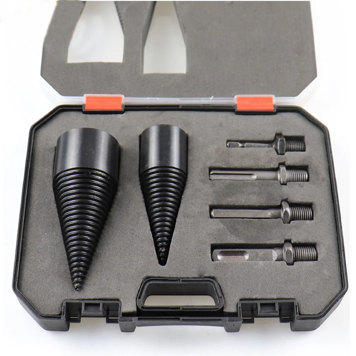 Household 4Pcs 6Pcs 32mm 42mm Round Square Hex Shank Splitter Wood Split Cone Firewood Drill Bit