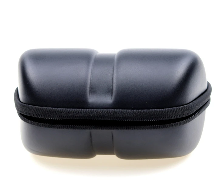 Custom LOGO Hard Shell Headset Case Travel Carrying PU leather EVA Headphone Carrying Case