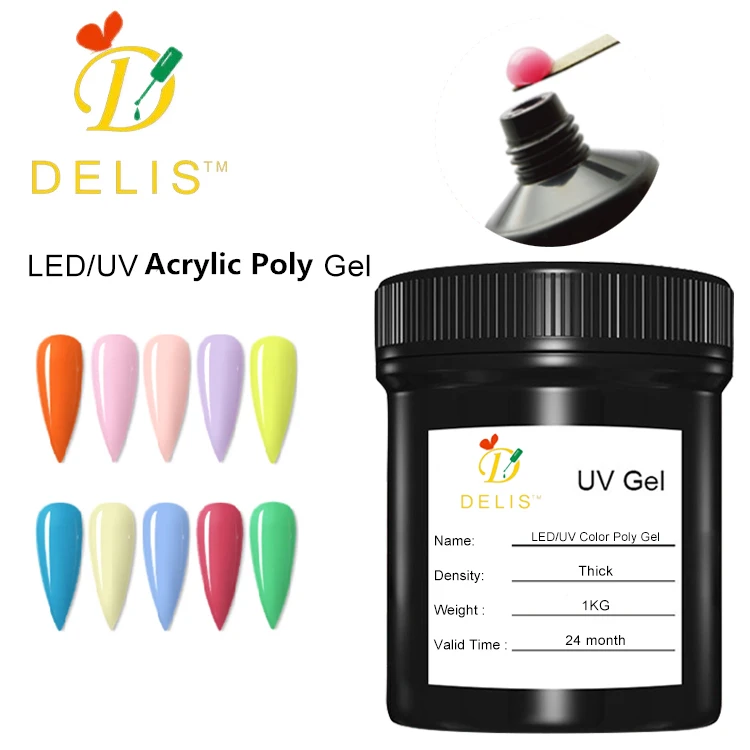 30ml Acrylic Gel Nail Polish soak off tube Acrylic Poly  Extension gel Cheap price UV Gel in Pot dipping powder