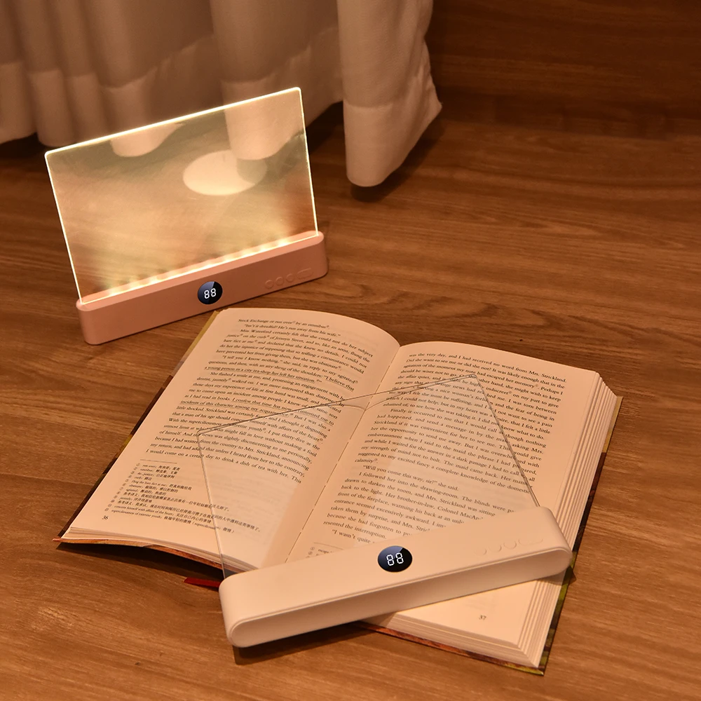 Wholesale Price Battery Powered Clip On Book Lights LED Book Reading Light Book Light Panel