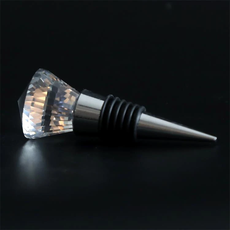 Hot-selling custom Environmental protection Decorative Crystal Wine Bottle Champagne Stopper