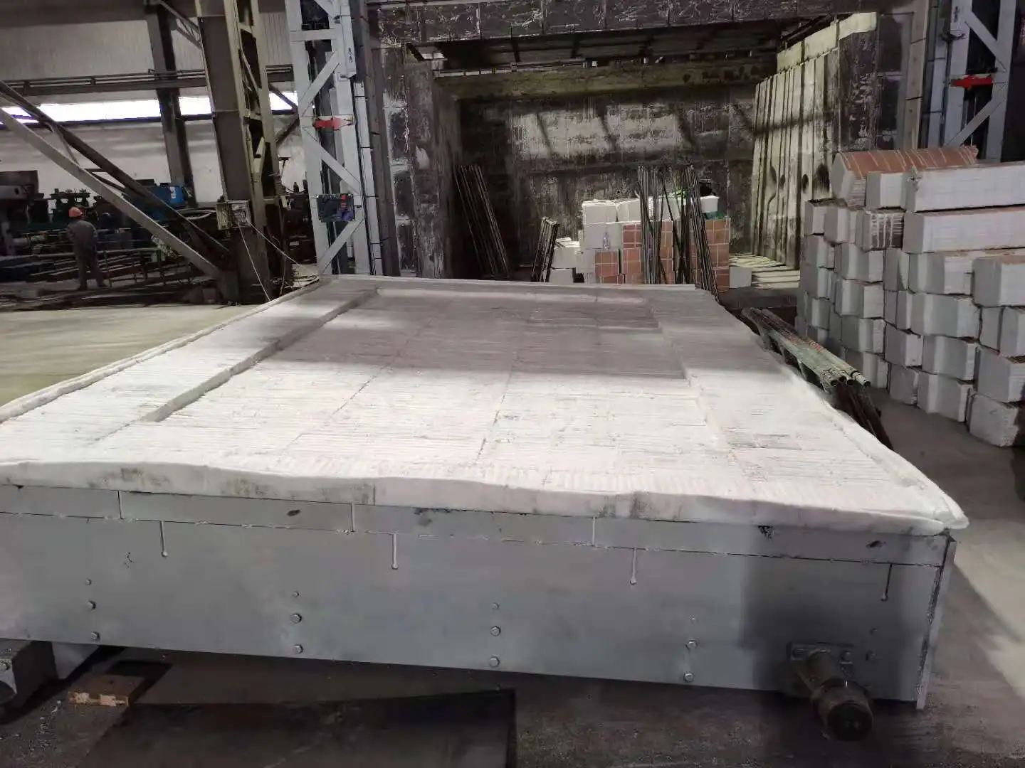 
Fireproof ceramic fiber block aluminum silicate fiber folding module 