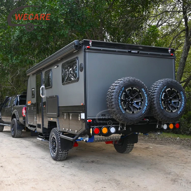Wecare Offroad Camping Caravan Travel Trailer Off Road RV Camper Van For Sale
