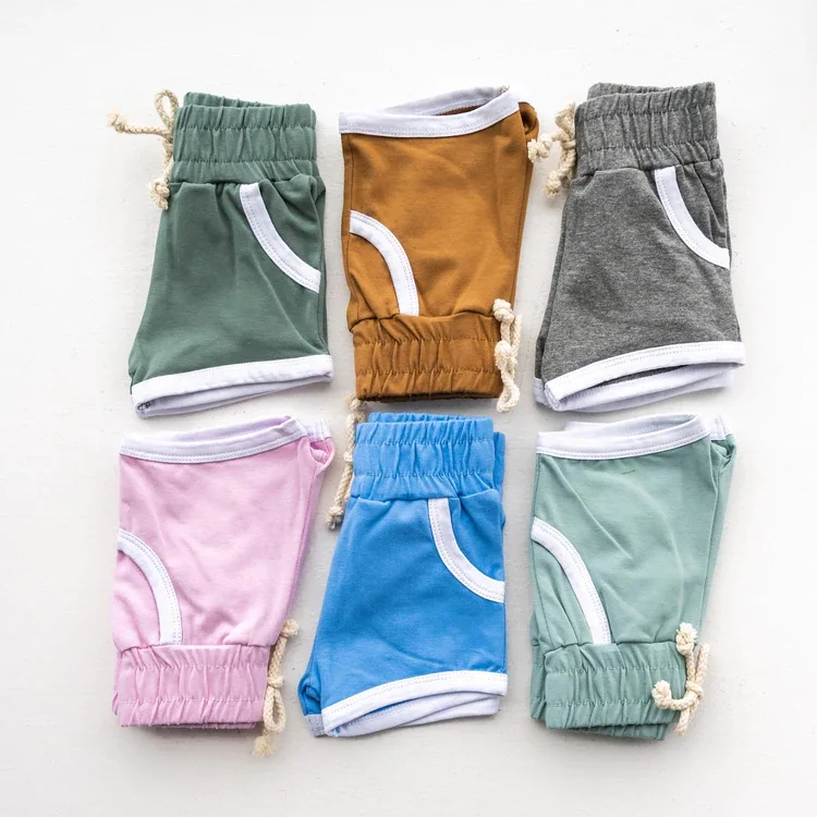 Summer Shorts Boys Jogging Loose Pima Cotton Shorts Manufacturer Street Wear Casual Plus Size Custom Drawstring Shorts Kids