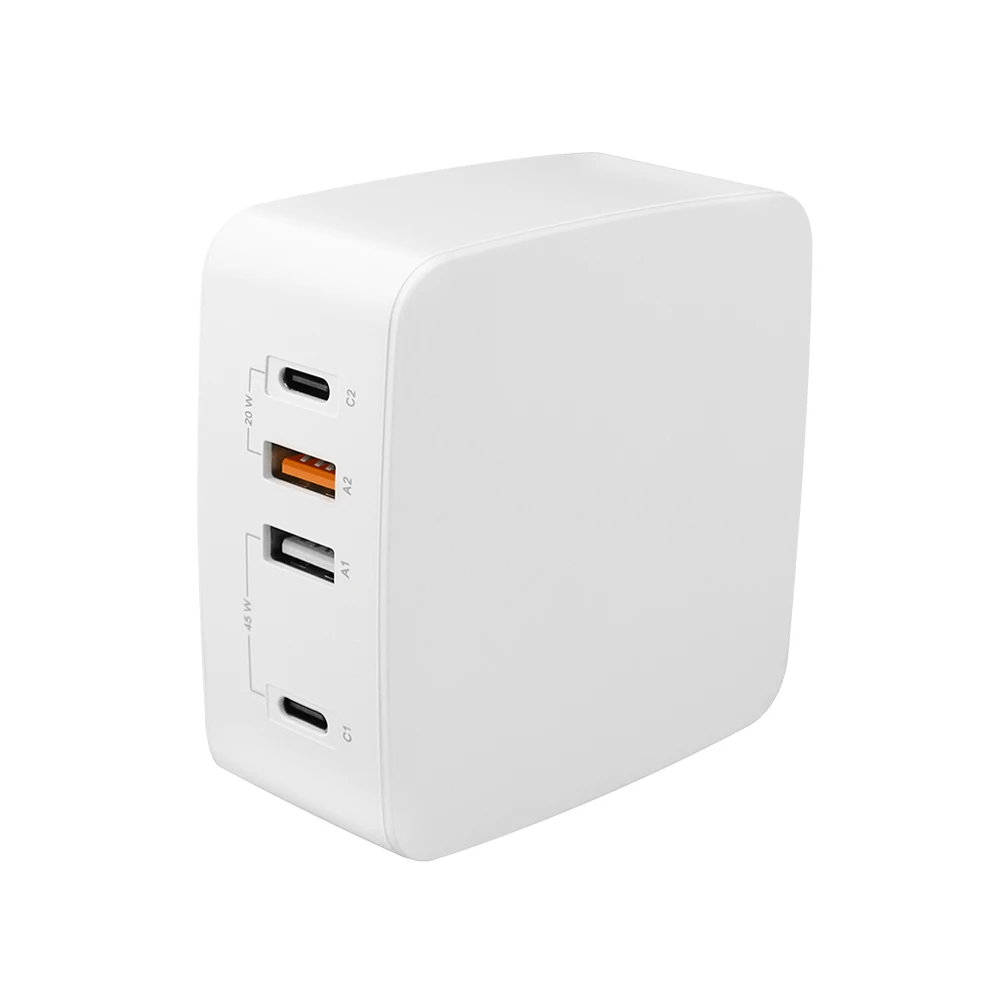 110V 120V 220V 230V AC DC несколько зарядных устройств USB станция 65 Вт 2 USB-C USB-A PD QC3.0 Быстрая Зарядка адаптер питания с сертификацией кабель для подключения к сети