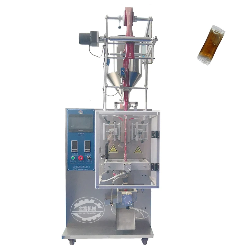 Automatic vertical back seal oil honey filling  liquid stick packaging machine