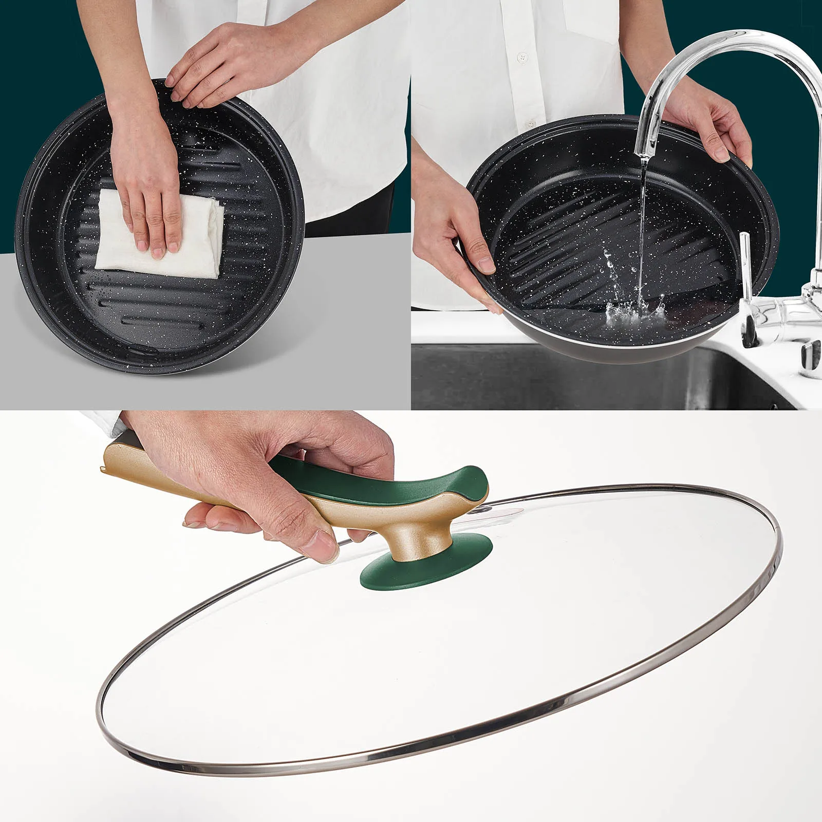  wholesale 6L aluminum alloy electric skilletn fried small hot pot cooking electr