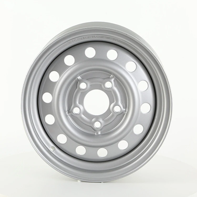 Passenger car wheels 14 inch 5Jx14 5x112 light truck rims steel trailer wheel rims for sale