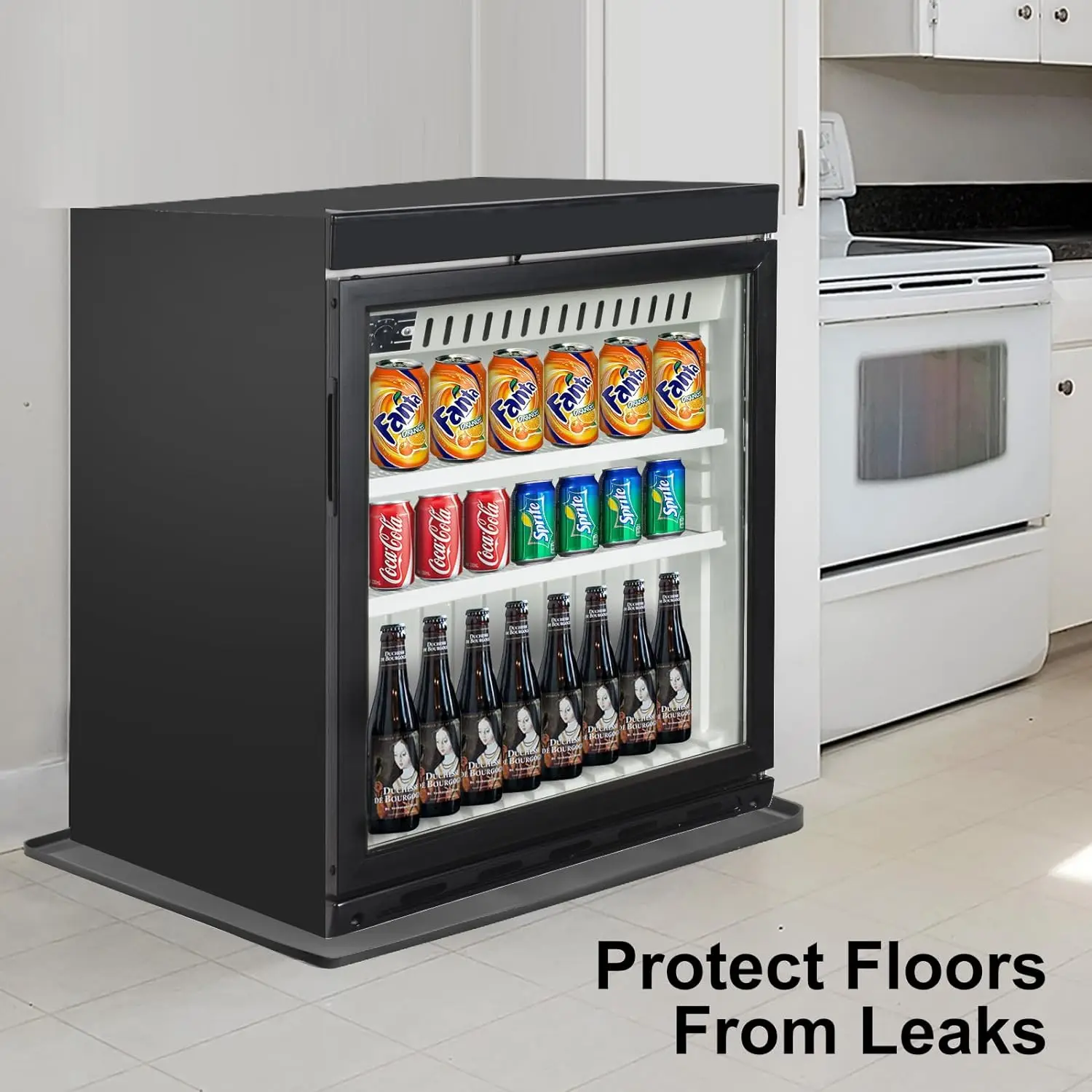 March Refrigerator Dust Cover Mat Oil-Proof Waterproof Refrigerator Floor Silicone Mat Washable Fridge Mats Liners
