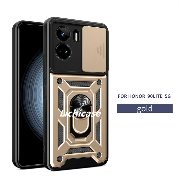 Тяжелый чехол для Honor X5B 4G с магнитной подставкой