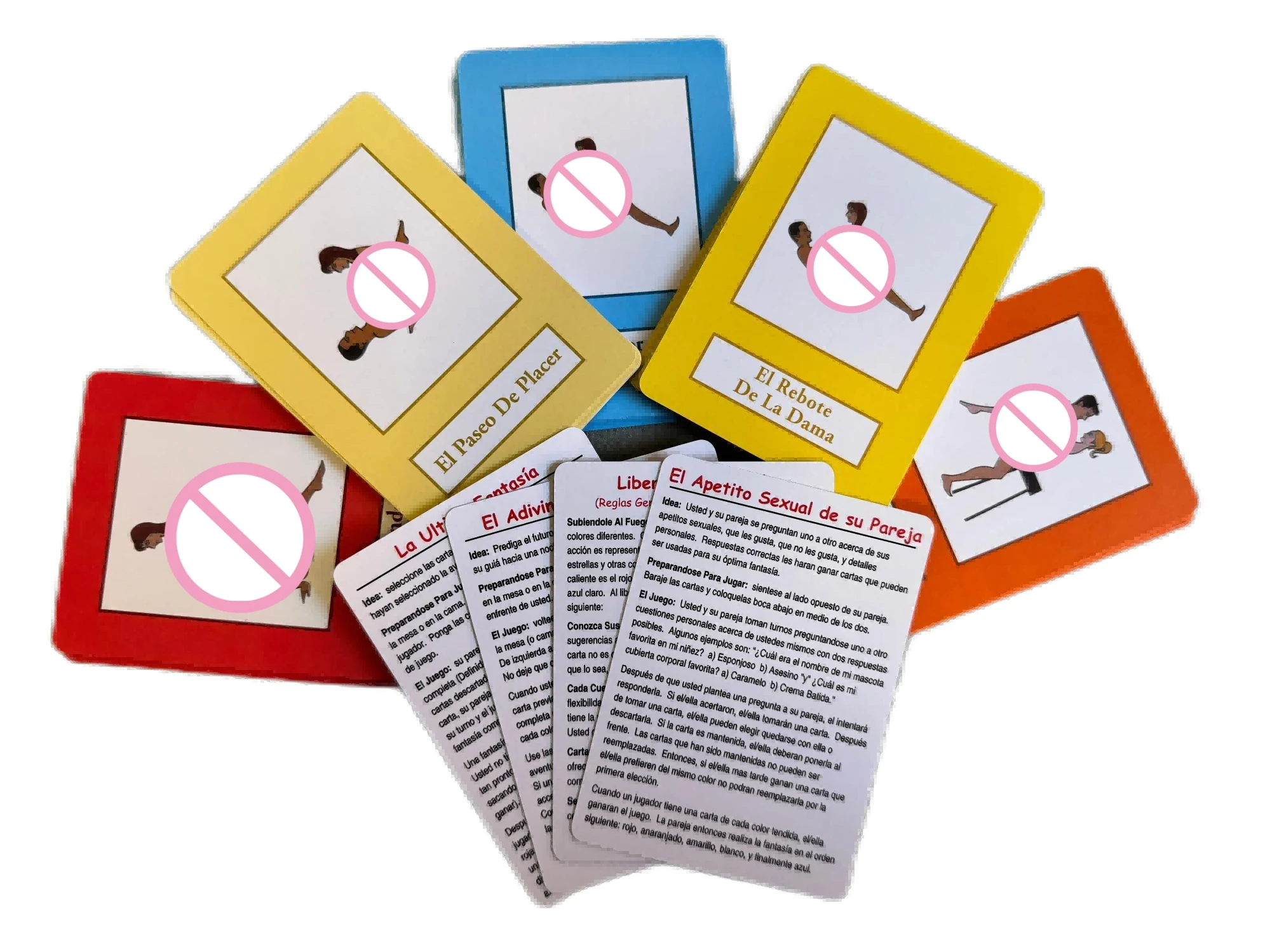 Tarjetas Posiciones Sexuales Spanish Juegos Entretenimiento Bar Fiesta Tarjetas Funny Game couple Adult Toys Erotic Spanish card