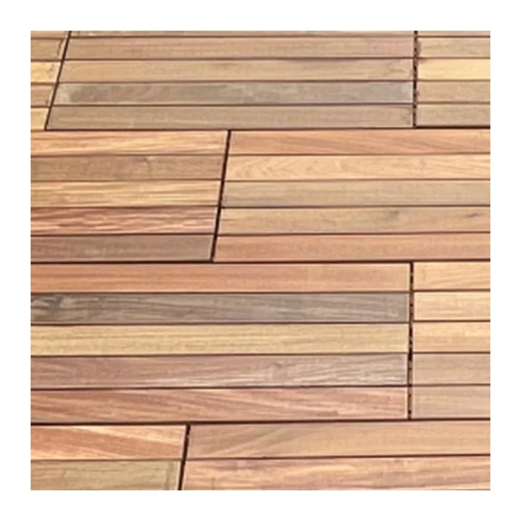 Hardwood Natural Brazil Outdoor IPE Wood Decking Outdoor Deck Tile Wood Flooring