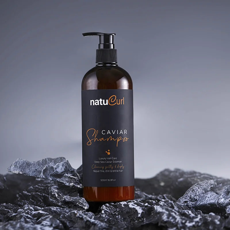 Оптовая продажа, продукты для ухода за волосами, увлажняющий коллаген, увлажняющий веганский питательный шампунь для глубоководной икры