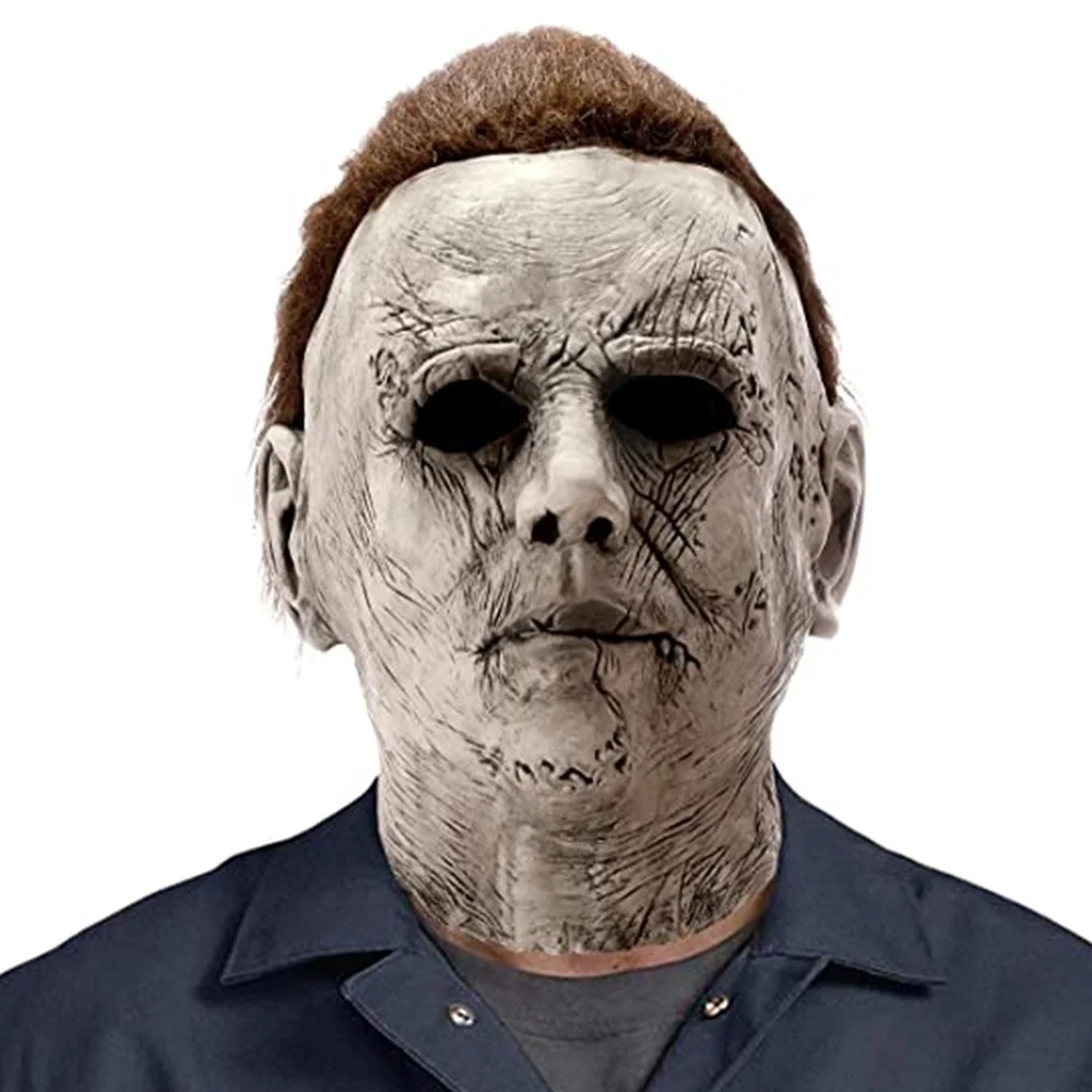 Scary Halloween Mask Michael Myers Latex Full Face Mask Horror Costume for unisex or Kids Halloween Mask