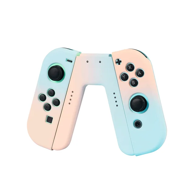 Joy-Con Charging Grip Compatible with NS Controllers and OLED,Portable Gradient V-Shaped Handle for Switch Joy-con joystick grip