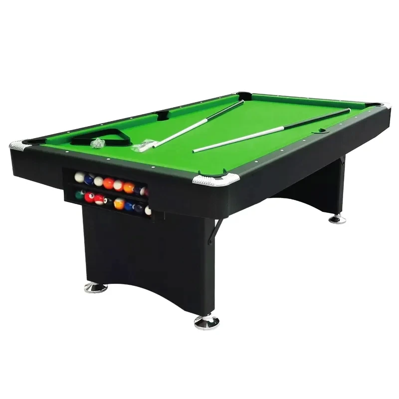 Tenshin Cheap Custom 6FT 7FT 8FT MDF PVC Laminate French Folding Snooker Pool Billiard Table For Sale