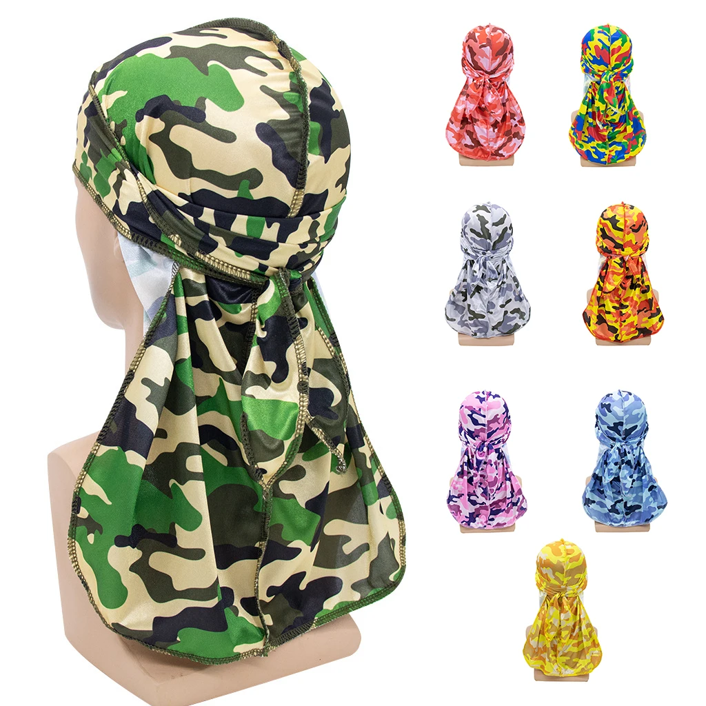 fashion red colorful head wrap hair bandanas in bulk printed designers durags for men