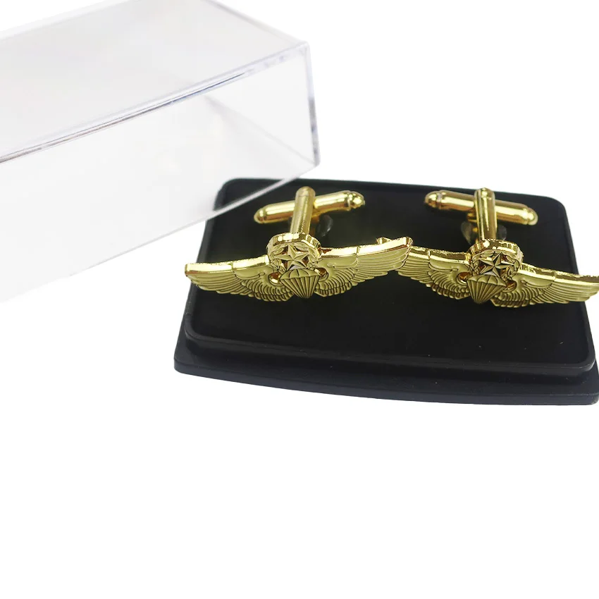 Manufacturer luxury cuff links custom logo beautiful suit shirt cufflinks set for men