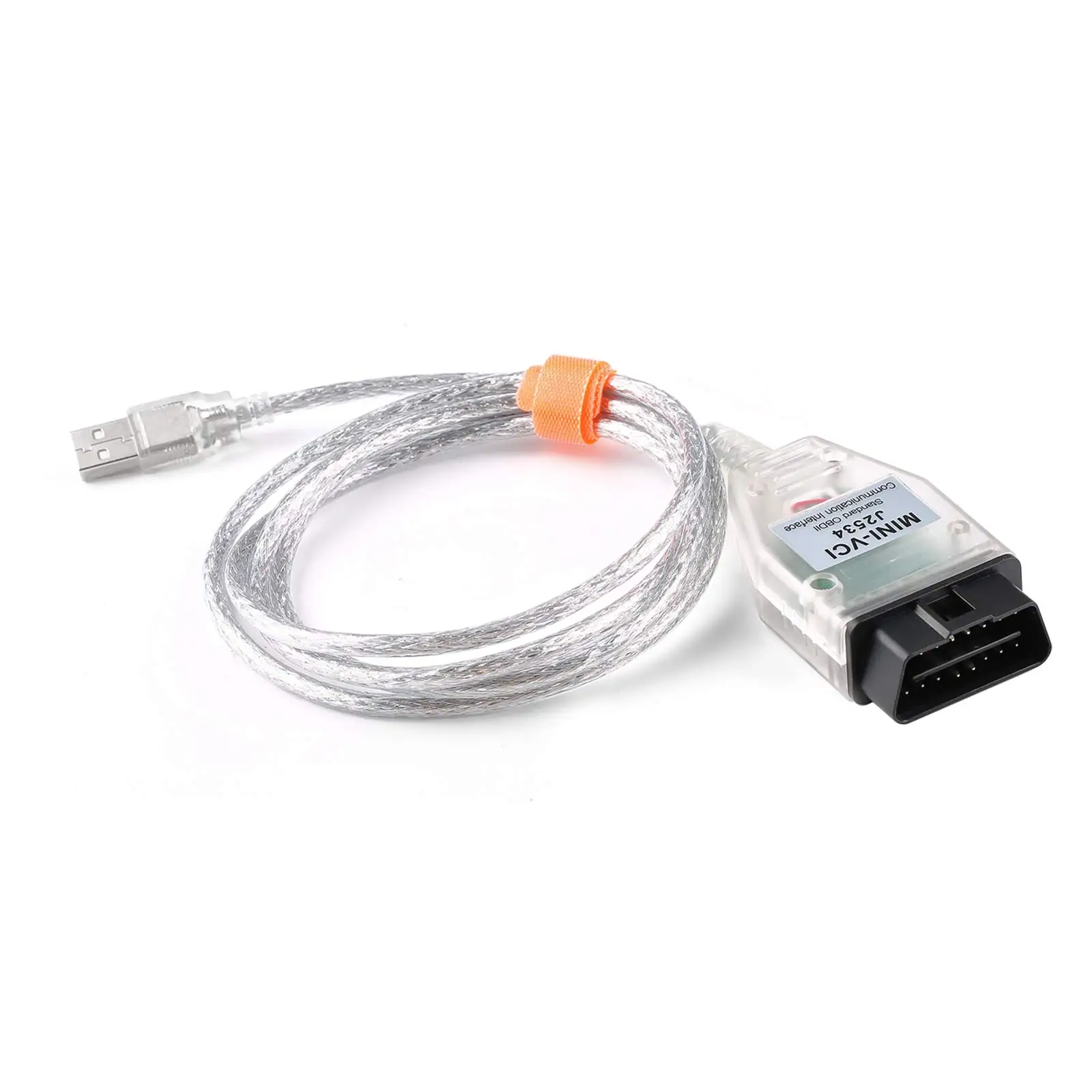 MINI VCI J2534 Cable Supports Techstream Diagnostic Software with FTDI FT232RL Chip