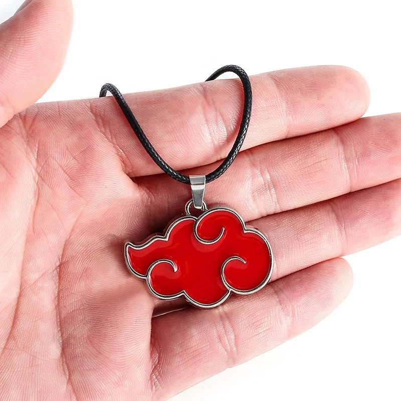 Men  Akatsuki Necklace Pendant Uchiha Itachi Sasuke Kakashi Ten Taisha Shariken Shuriken