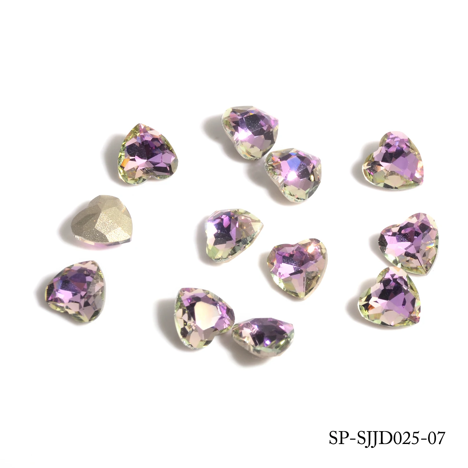 12pcs Purple AB color K9 Rhinestones  Nail Rhinestone Art Decoration Rhinestones Kit Pink Crystal SwarovsKI Diamond