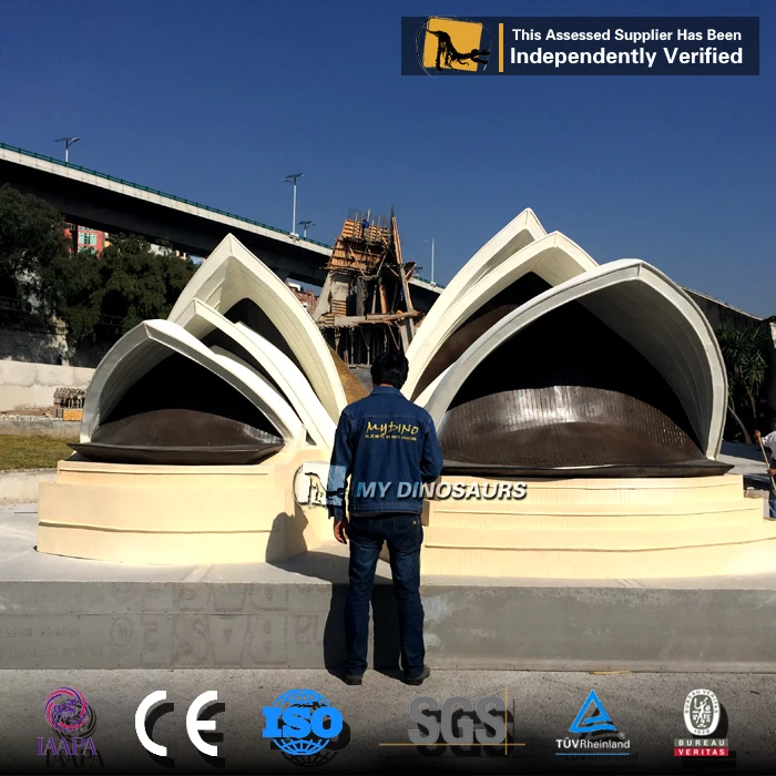 MYDINO Mini Park Scaled Model Fiberglass Sydney Opera House