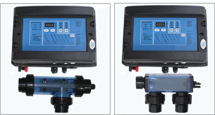 Salt chlorinator cell, chlorinator for well water, sea water treatment on land