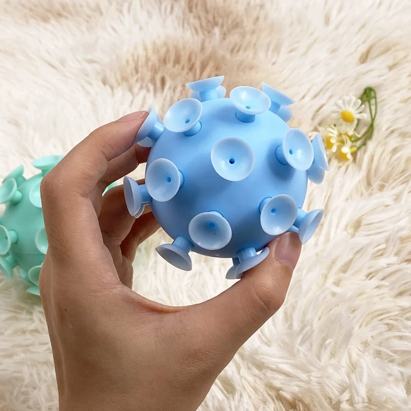 Wellfine New Design Stress Relief Silicone Suction Cup Fidget Toys for Kids Adults Custom Sensory
