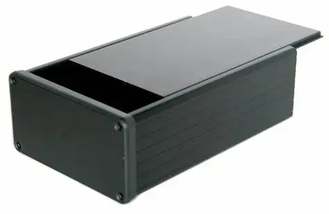 
OEM hot selling customized black aluminum enclosure 