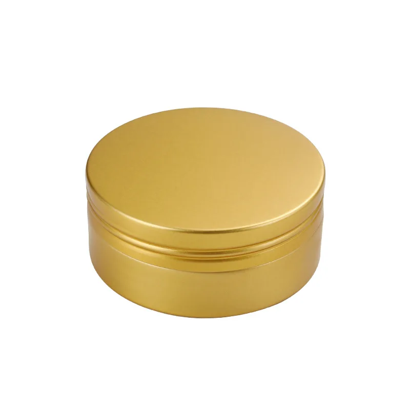 5g 10g 15g 20g 30g 60g 100ml 200ml Cosmetic Containers silver black gold metal aluminum candle jar tin can for cosmetics