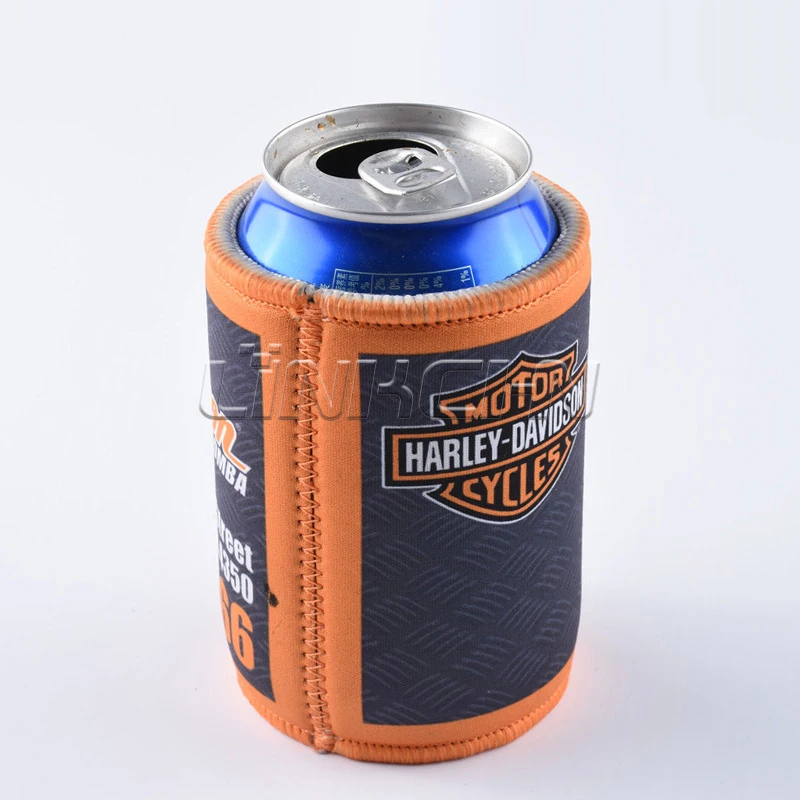 Custom Sublimation Printing Foam Stubby Holder Drinking  Neoprene Can Cooler Beer Cooler