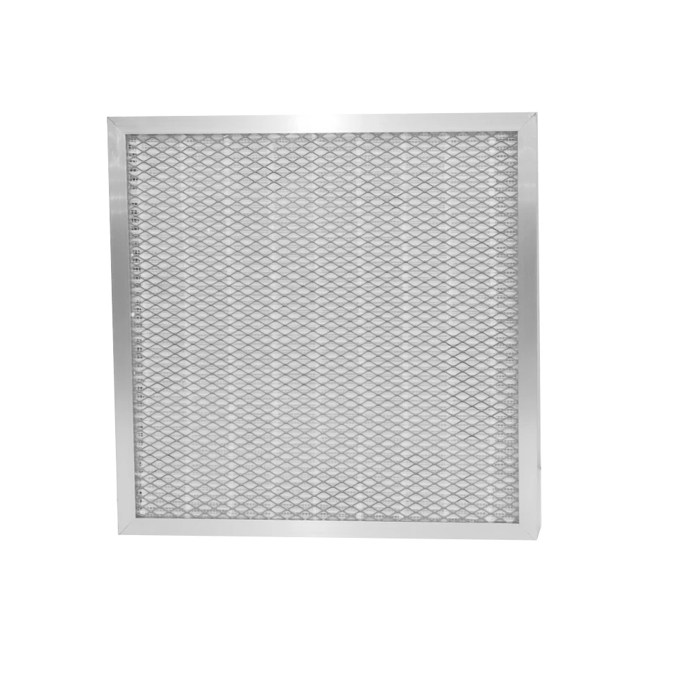 Filter Without Separator Ultra Thin Mini Pleat Filter Aluminum Frame Painting Room