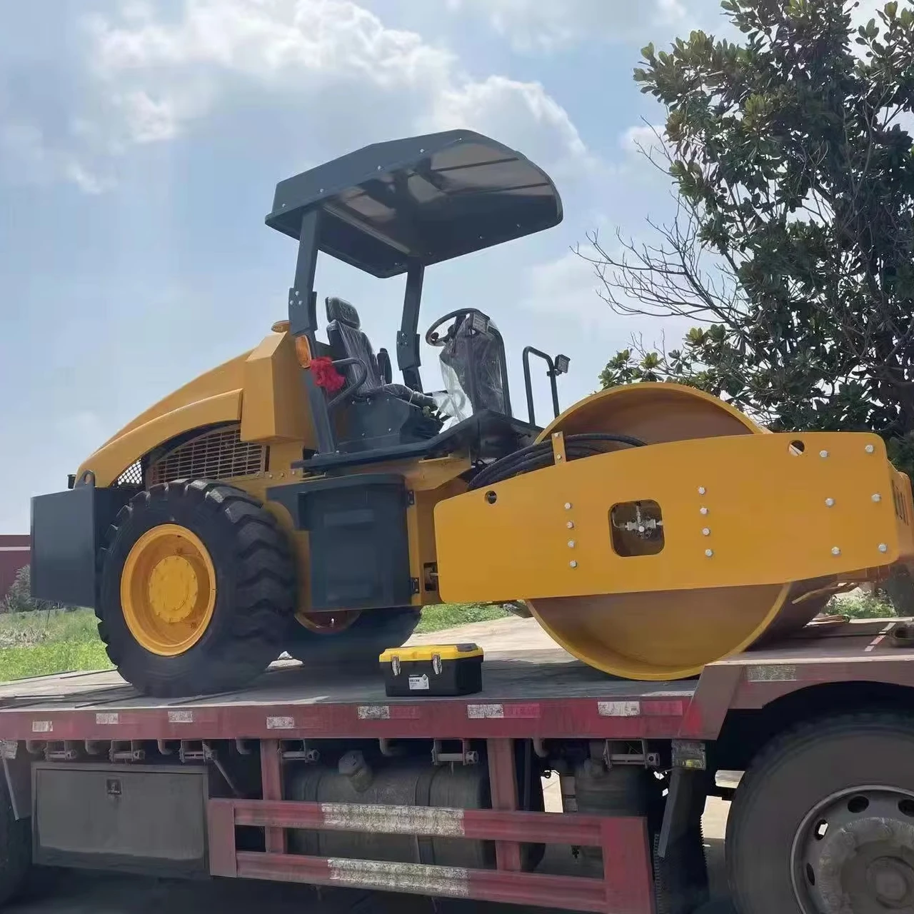 High powered Road Roller 8 ton 10 ton 12 ton Single Drum Road Roller Hydraulic Transmission with CE