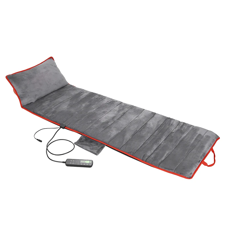 Best full body massage mattress 10 motors vibration and heated massage mat