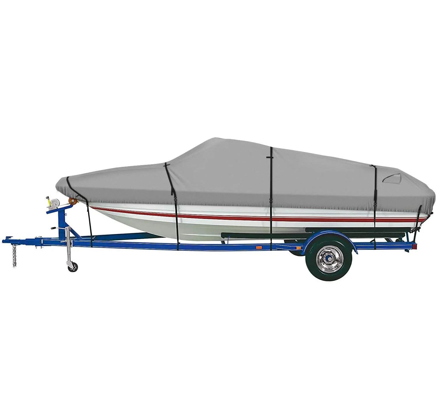 Custom high quality heavy duty Anti-UV waterproof boat cover 420D Oxford fabric dust pontoon boat cover