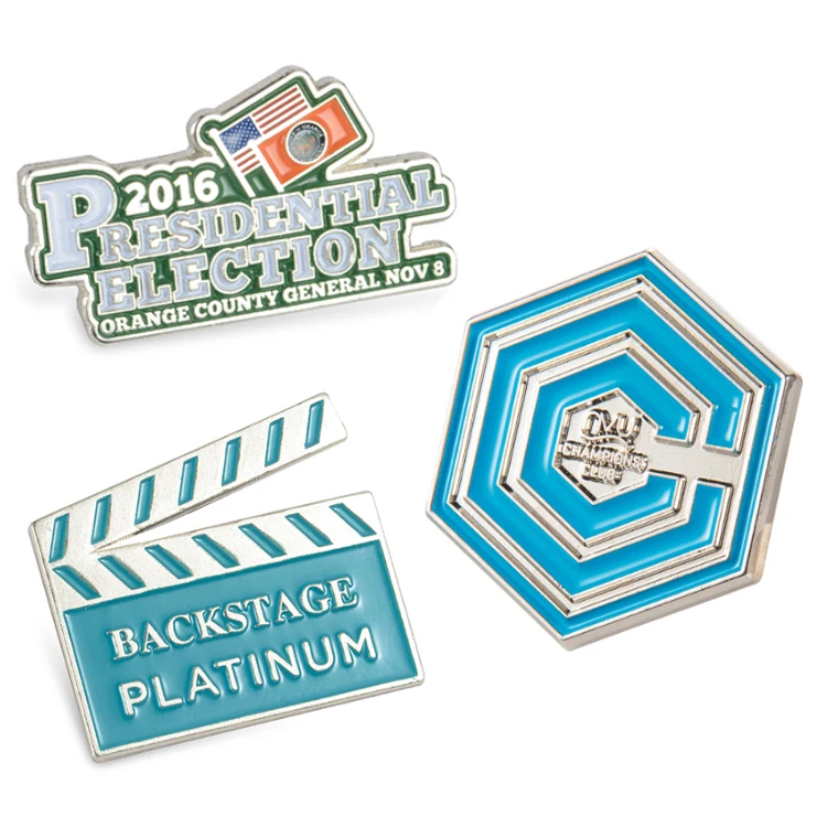 Factory Custom Emblem Metal Pin Badge Soft Hard Enamel Creative Crafts Exquisite Metal Lapel Pins For Suit Men