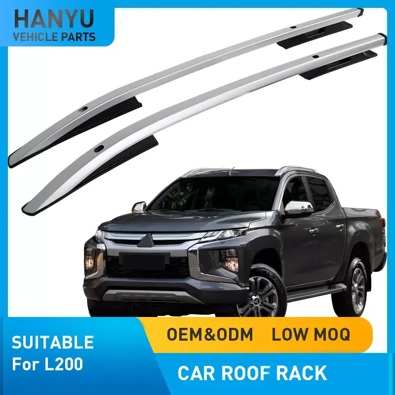 Aluminum Roof Rails Pickup 2017-2022 Truck Luggage Rack Car Roof For MITSUBISHI L200 TRITON